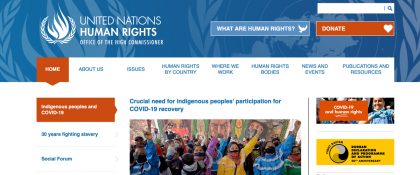 Advocacy for Humankind Report Published on Human Rights Page of UN Website